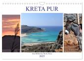 Kreta Pur - Eine Bilderreise für die Sinne (Wandkalender 2025 DIN A4 quer), CALVENDO Monatskalender