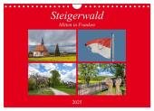Steigerwald - Mitten in Franken (Wandkalender 2025 DIN A4 quer), CALVENDO Monatskalender