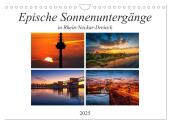 Epische Sonnenuntergänge im Rhein-Neckar-Kreis (Wandkalender 2025 DIN A4 quer), CALVENDO Monatskalender