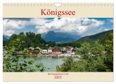 Königssee - Berchtesgadener Land (Wandkalender 2025 DIN A4 quer), CALVENDO Monatskalender