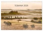 Toskana 2025 (Wandkalender 2025 DIN A4 quer), CALVENDO Monatskalender