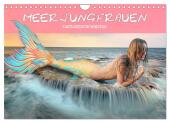 Meerjungfrauen - Fantasieschönheiten (Wandkalender 2025 DIN A4 quer), CALVENDO Monatskalender