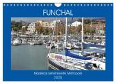 FUNCHAL, Madeiras sehenswerte Metropole (Wandkalender 2025 DIN A4 quer), CALVENDO Monatskalender