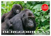Berggorillas im Herzen Afrikas (Wandkalender 2025 DIN A4 quer), CALVENDO Monatskalender