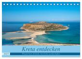 Kreta entdecken (Tischkalender 2025 DIN A5 quer), CALVENDO Monatskalender