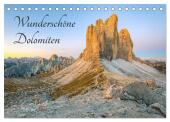 Wunderschöne Dolomiten (Tischkalender 2025 DIN A5 quer), CALVENDO Monatskalender