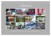 Sikkim - vergessene Perle im Himalaya (Tischkalender 2025 DIN A5 quer), CALVENDO Monatskalender
