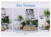 Alte Terrinen Lieblingsstücke aus Deutschland und Frankreich (Tischkalender 2025 DIN A5 quer), CALVENDO Monatskalender