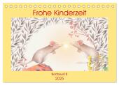 Frohe Kinderzeit (Tischkalender 2025 DIN A5 quer), CALVENDO Monatskalender