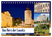 Das Herz der Lausitz Görlitz - Bautzen - Cottbus - Lübbenau (Tischkalender 2025 DIN A5 quer), CALVENDO Monatskalender
