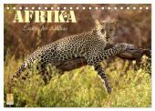 Afrika - Zauber der Wildnis (Tischkalender 2025 DIN A5 quer), CALVENDO Monatskalender