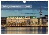 Hamburger Impressionen 2025 (Wandkalender 2025 DIN A4 quer), CALVENDO Monatskalender