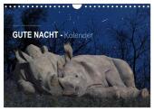 "Gute Nacht"-Kaleder (Wandkalender 2025 DIN A4 quer), CALVENDO Monatskalender