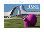 Baku - Erdöl, Sozialismus und Welterbe (Wandkalender 2025 DIN A4 quer), CALVENDO Monatskalender