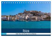 Ibiza Dalt Vila, Sa Penya und La Marina (Tischkalender 2025 DIN A5 quer), CALVENDO Monatskalender