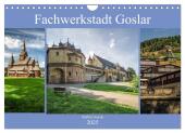 Fachwerkstadt Goslar (Wandkalender 2025 DIN A4 quer), CALVENDO Monatskalender