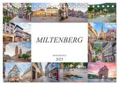 Miltenberg Impressionen (Tischkalender 2025 DIN A5 quer), CALVENDO Monatskalender