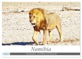 Namibia, Faszination Wüste und Tierwelt (Tischkalender 2025 DIN A5 quer), CALVENDO Monatskalender