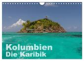 Kolumbien - Die Karibik (Wandkalender 2025 DIN A4 quer), CALVENDO Monatskalender
