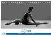 Rhythmisch Sportgymnastik - Alyssa (Tischkalender 2025 DIN A5 quer), CALVENDO Monatskalender