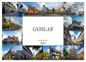 Goslar Impressionen (Wandkalender 2025 DIN A4 quer), CALVENDO Monatskalender