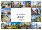 Sachsen Anhalt Impressionen (Tischkalender 2025 DIN A5 quer), CALVENDO Monatskalender