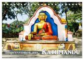 Impressionen aus Kathmandu (Tischkalender 2025 DIN A5 quer), CALVENDO Monatskalender