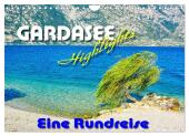 Gardaseehighlights - Eine Rundreise (Wandkalender 2025 DIN A4 quer), CALVENDO Monatskalender