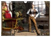 Steampunk Träume (Wandkalender 2025 DIN A4 quer), CALVENDO Monatskalender