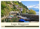 Lago Maggiore - Bezaubernde Orte am Westufer (Wandkalender 2025 DIN A4 quer), CALVENDO Monatskalender