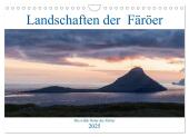 Landschaften Der Färöer (Wandkalender 2025 DIN A4 quer), CALVENDO Monatskalender