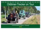Oldtimer-Trecker on Tour (Tischkalender 2025 DIN A5 quer), CALVENDO Monatskalender