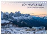 Hüttenzauber: Berghütten in den Alpen (Tischkalender 2025 DIN A5 quer), CALVENDO Monatskalender