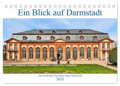 Ein Blick auf Darmstadt vom Frankfurter Taxifahrer Petrus Bodenstaff (Tischkalender 2025 DIN A5 quer), CALVENDO Monatska