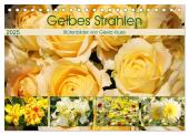 Gelbes Strahlen Blütenbilder (Tischkalender 2025 DIN A5 quer), CALVENDO Monatskalender
