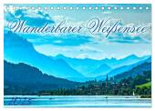 Wanderbarer Weißensee (Tischkalender 2025 DIN A5 quer), CALVENDO Monatskalender