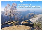 Die Schönheit der Sächsischen Schweiz (Wandkalender 2025 DIN A4 quer), CALVENDO Monatskalender