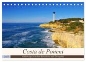 Costa de Ponent - Unterwegs zwischen Barcelona und Tarragona (Tischkalender 2025 DIN A5 quer), CALVENDO Monatskalender
