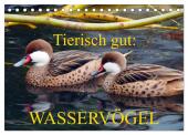 Tierisch gut: Wasservögel (Tischkalender 2025 DIN A5 quer), CALVENDO Monatskalender