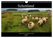 Schottland - Impressionen von magischen Orten (Wandkalender 2025 DIN A4 quer), CALVENDO Monatskalender