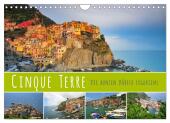 Cinque Terre - die bunten Dörfer Liguriens (Wandkalender 2025 DIN A4 quer), CALVENDO Monatskalender