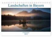 Bayerische Landschaften (Tischkalender 2025 DIN A5 quer), CALVENDO Monatskalender