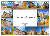 Sondershausen Impressionen (Tischkalender 2025 DIN A5 quer), CALVENDO Monatskalender