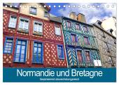 Normandie und Bretagne-faszinierend abwechslungsreich (Tischkalender 2025 DIN A5 quer), CALVENDO Monatskalender