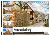 Neubrandenburg Impressionen (Tischkalender 2025 DIN A5 quer), CALVENDO Monatskalender