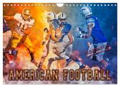 Faszination American Football (Wandkalender 2025 DIN A4 quer), CALVENDO Monatskalender