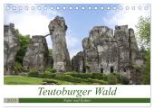 Teutoburger Wald - Natur und Kultur (Tischkalender 2025 DIN A5 quer), CALVENDO Monatskalender