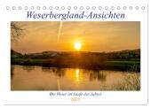 Weserberglandansichten (Tischkalender 2025 DIN A5 quer), CALVENDO Monatskalender