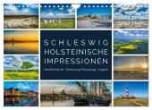 Schleswig-Holsteinische Impressionen (Wandkalender 2025 DIN A4 quer), CALVENDO Monatskalender