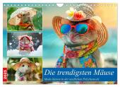 Die trendigsten Mäuse. Mode-Saison in der niedlichen Pelzchenwelt (Wandkalender 2025 DIN A4 quer), CALVENDO Monatskalend